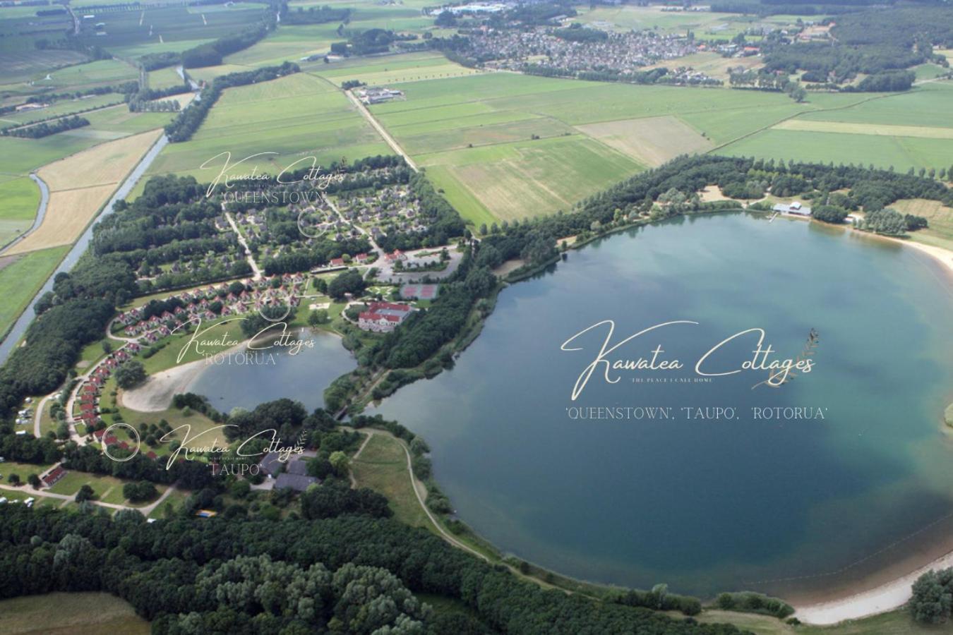 Lakeview 'Rotorua' 4-6 Pers By Kawatea Cottages Ewijk 외부 사진