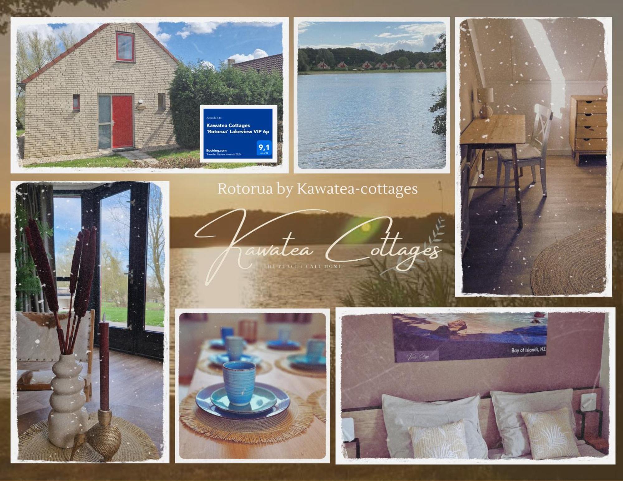 Lakeview 'Rotorua' 4-6 Pers By Kawatea Cottages Ewijk 외부 사진